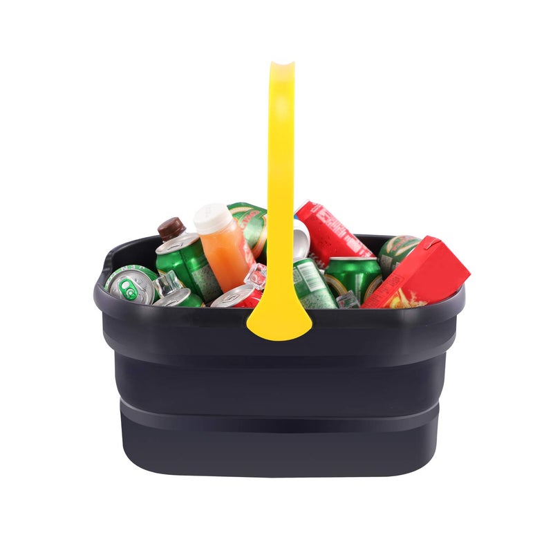 Yocada Collapsible Plastic Bucket Mop Bucket 10L (2.6Gallon) Cleaning Washing Basket for Sponge&Flat&Cotton Mop Cleaning Washing - Image 3